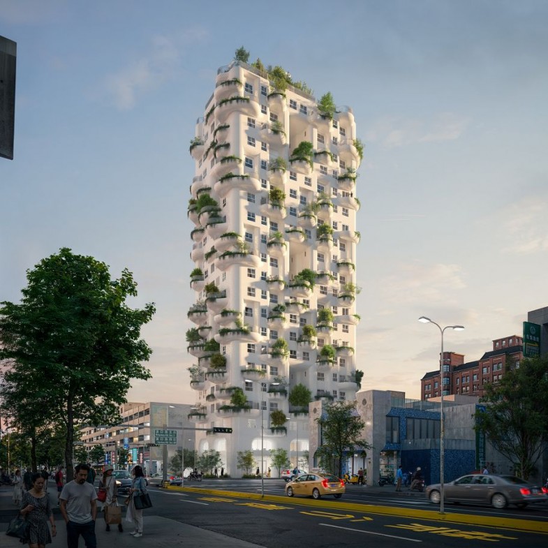 台中重量級住宅新地標「嶼」！攜手荷蘭建築大師MVRDV打造