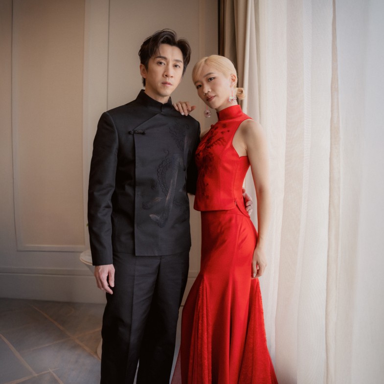 Lulu、陳漢典結婚婚紗品牌曝光！文定造型台灣設計師操刀
