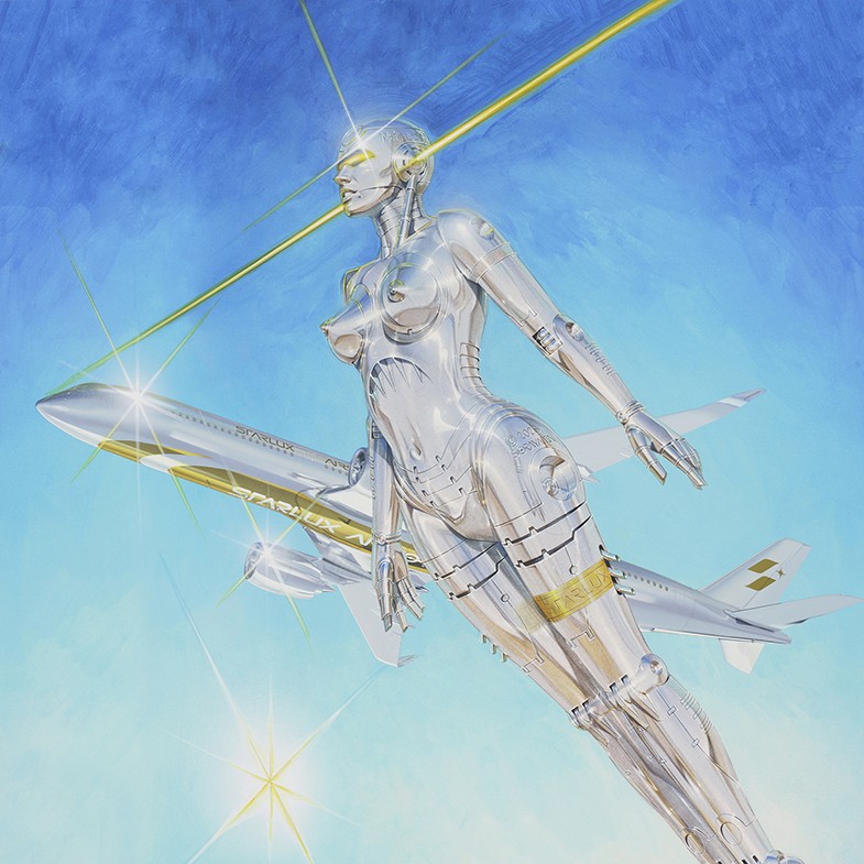 星宇攜手空山基！「水晶飛機」下半年啟用，機械美學大師Dior也搶合作！