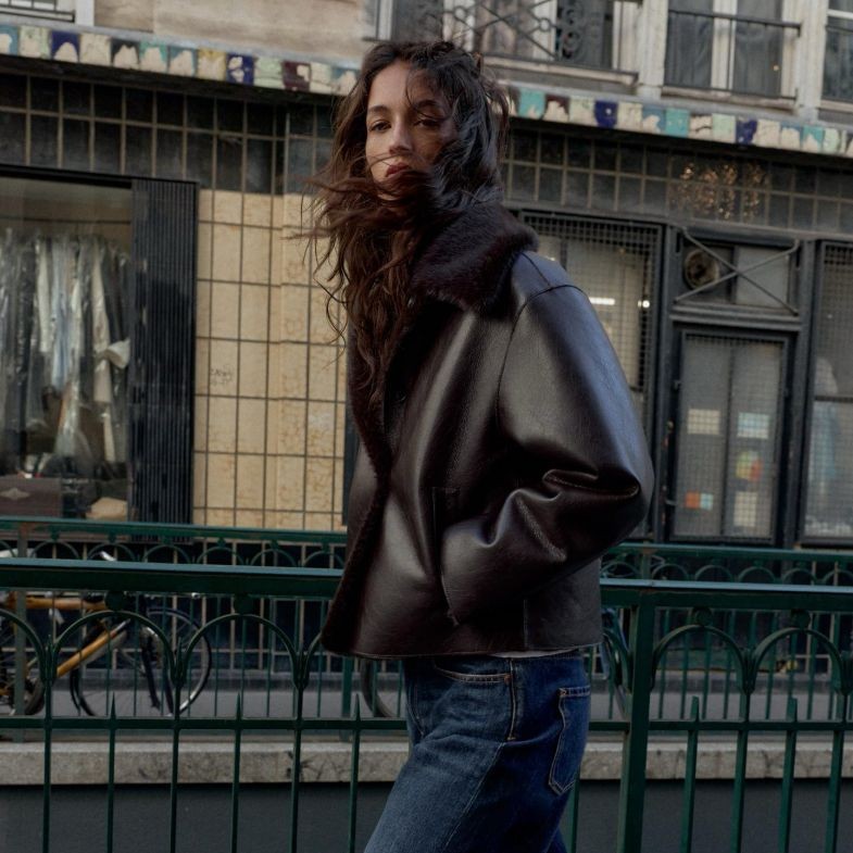 Zara皮衣外套推薦10款：這件被譽為「平替版The Row」