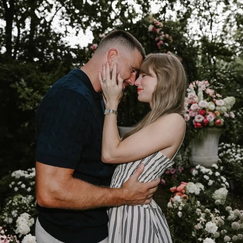 Taylor Swift泰勒絲求婚鑽戒好閃！8克拉「鴿子蛋」估值破千萬，細節一篇看