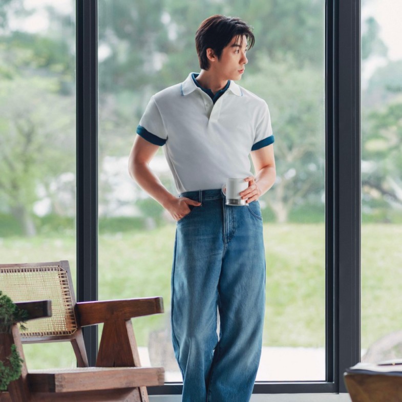 「國民男友」許光漢上身示範！Uniqlo夏季系列繭型褲、Polo衫女生也心動