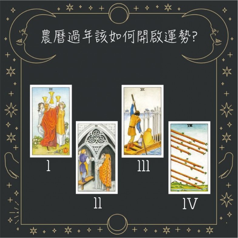【塔羅占卜】農曆年能量洗牌！測出你最該做的「開運行動」