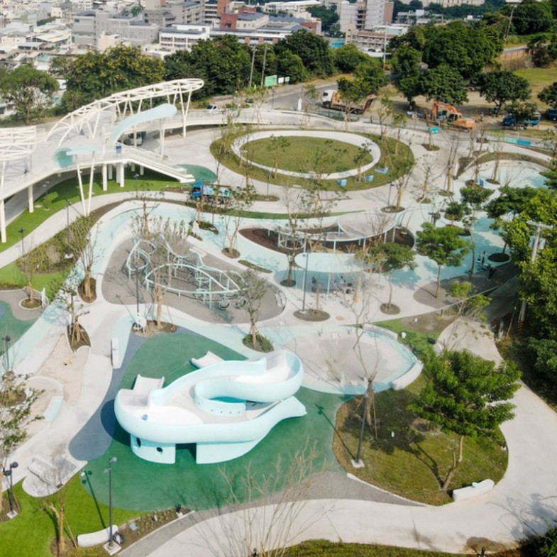 彰化新地標「八卦山天空遊戲場」登場！打造在雲朵上玩耍的公園