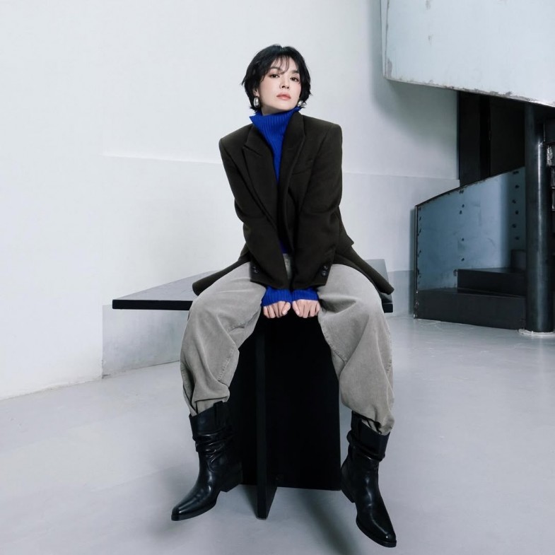 宋慧喬44歲減齡穿搭8公式！皮外套推薦搭「這件」青春完勝大學生