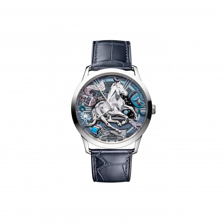 愛馬仕絲巾躍上手腕！Hermès「福寶夢境」工藝腕錶，藏家值得投資